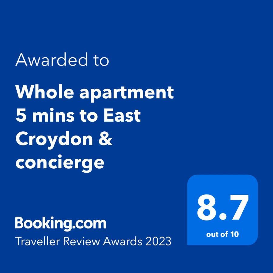 Whole Apartment 5 Mins To East Croydon & Concierge Londen Buitenkant foto